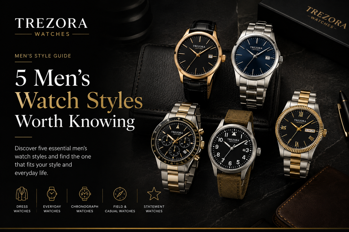 5 Men’s Watch Styles Worth Knowing