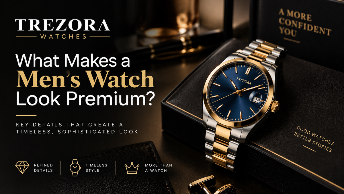 What Makes a Men's Watch Look Premium? | Trezora Watches