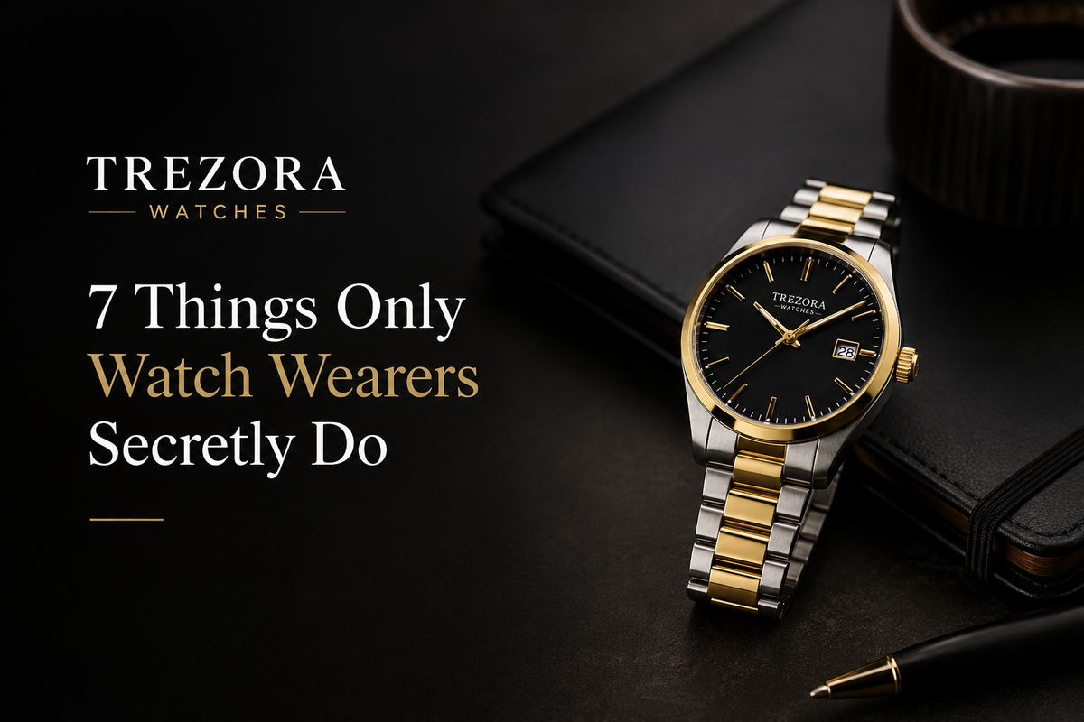 Trezora Watches — 7 Things Only Watch Wearers Secretly Do
