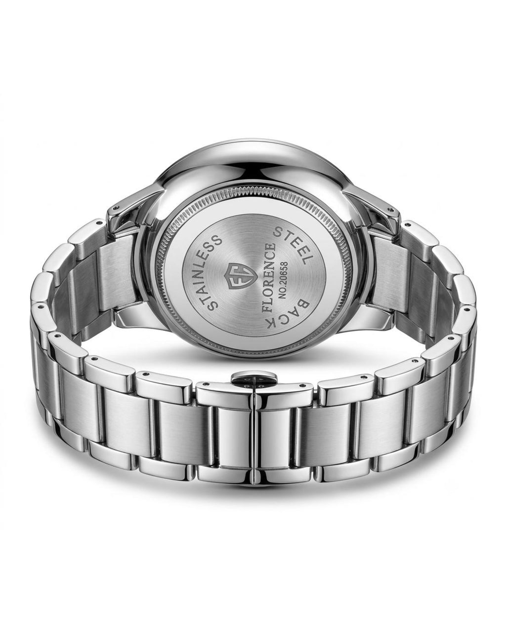 Florence Silver Blue Day-Date Men's Watch – additional product detail view 5 | Trezora Watches