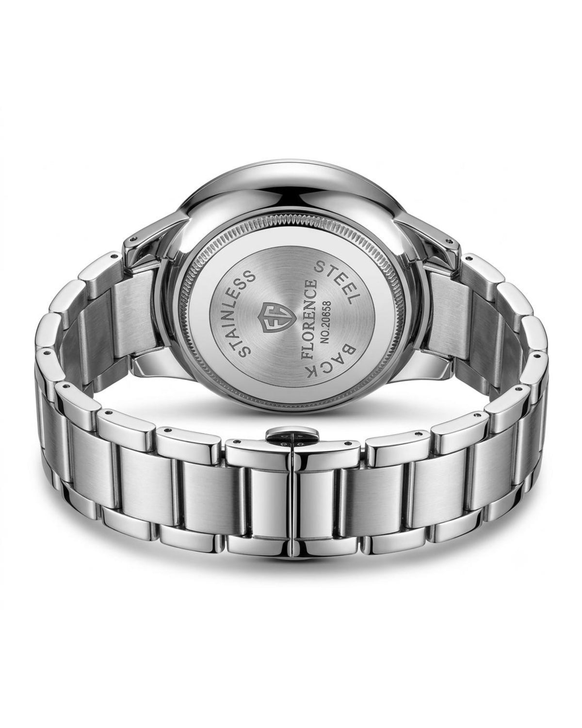 Florence Silver Blue Day-Date Men's Watch – additional product detail view 5 | Trezora Watches