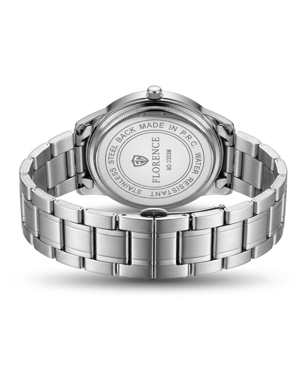 Florence Silver Sunray Men's Watch – additional product detail view 5 | Trezora Watches