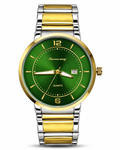 Success Way Two-Tone Green Dial Men's Watch – front product view | Trezora Watches