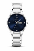 Florence Prestige Silver Blue | Day-Date | 42 mm