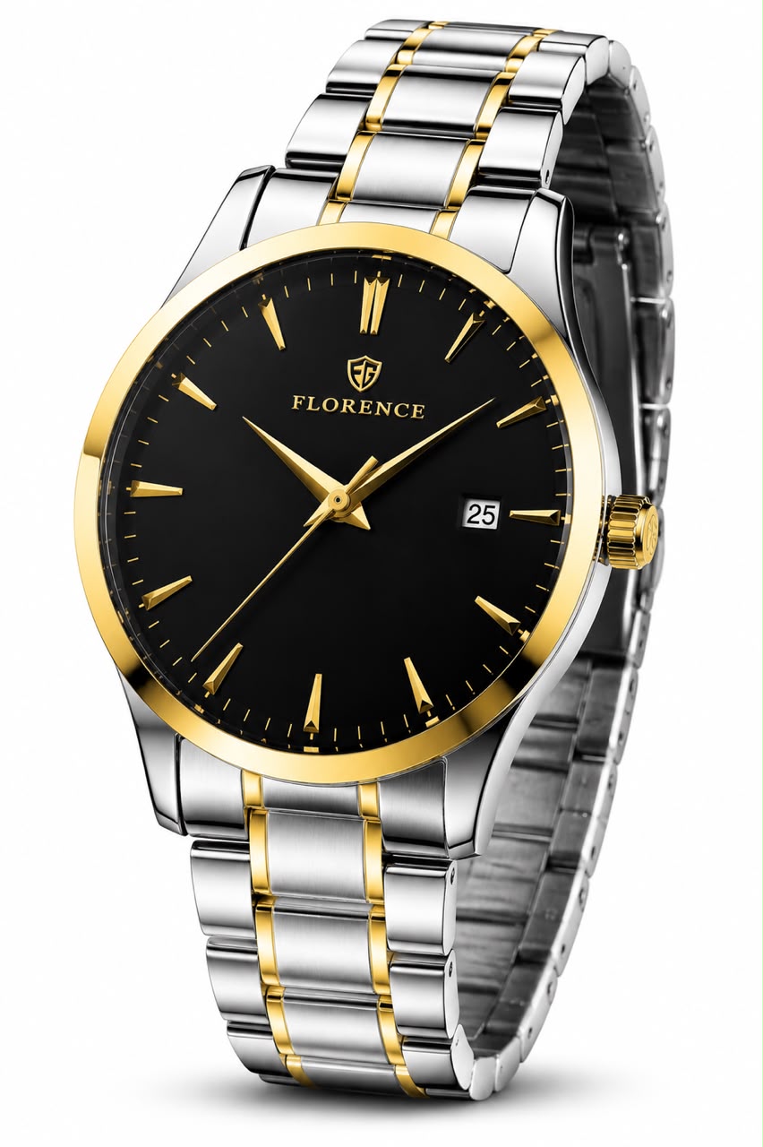 Florence Executive Two-Tone Gold Black | 42 mm