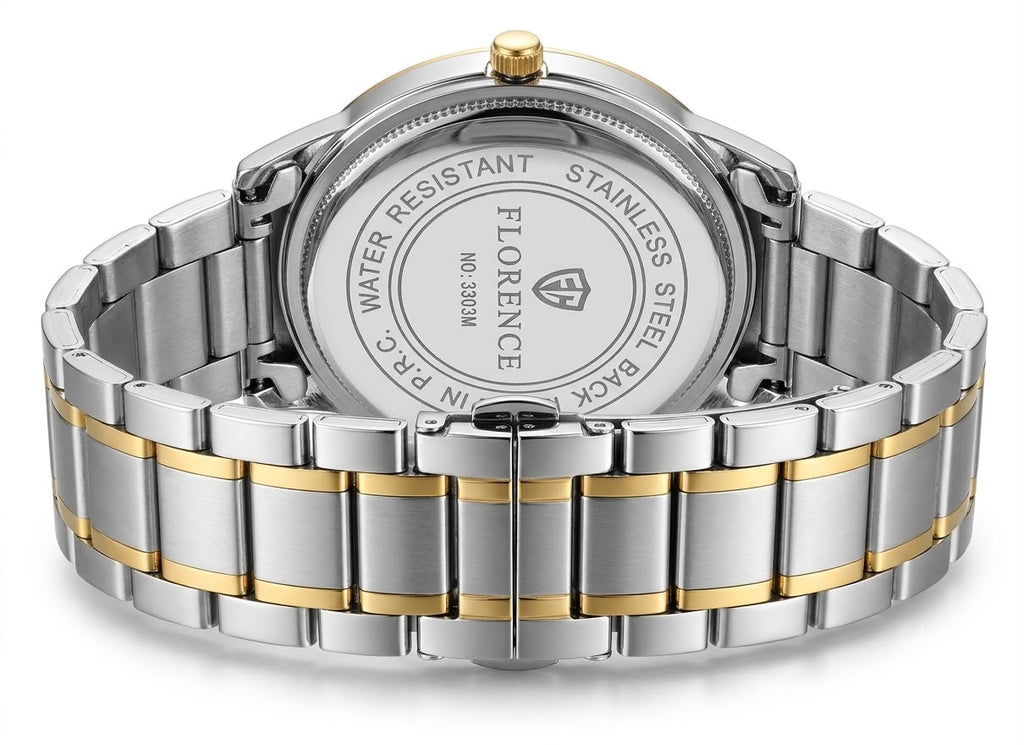 Florence Executive Two-Tone Gold Black | 42 mm