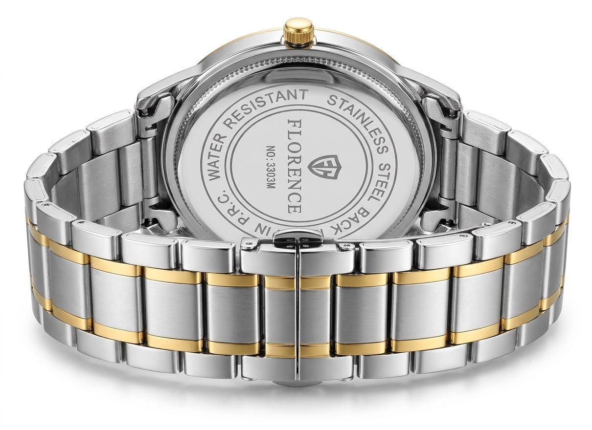 Florence Executive Two-Tone Gold Black | 42 mm