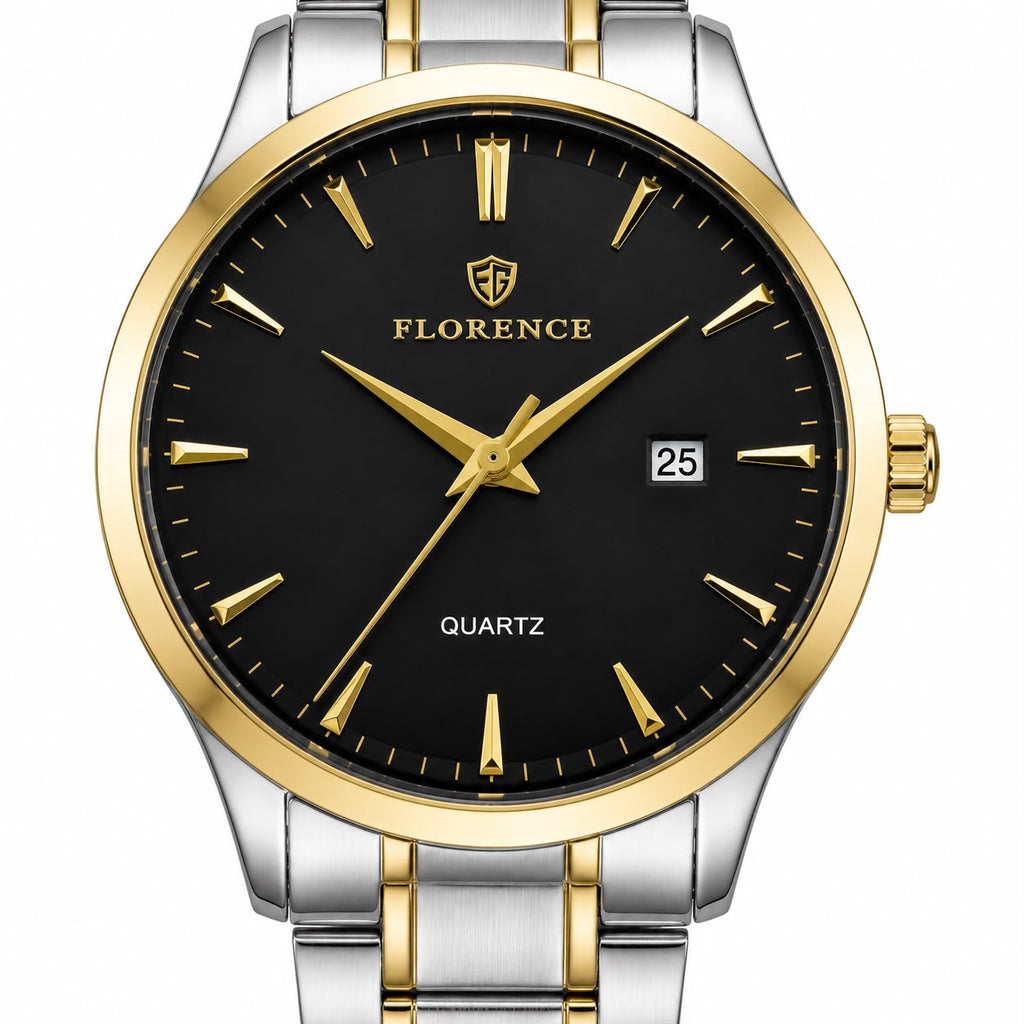 Florence Executive Two-Tone Gold Black | 42 mm