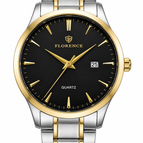 Florence Executive Two-Tone Gold Black | 42 mm