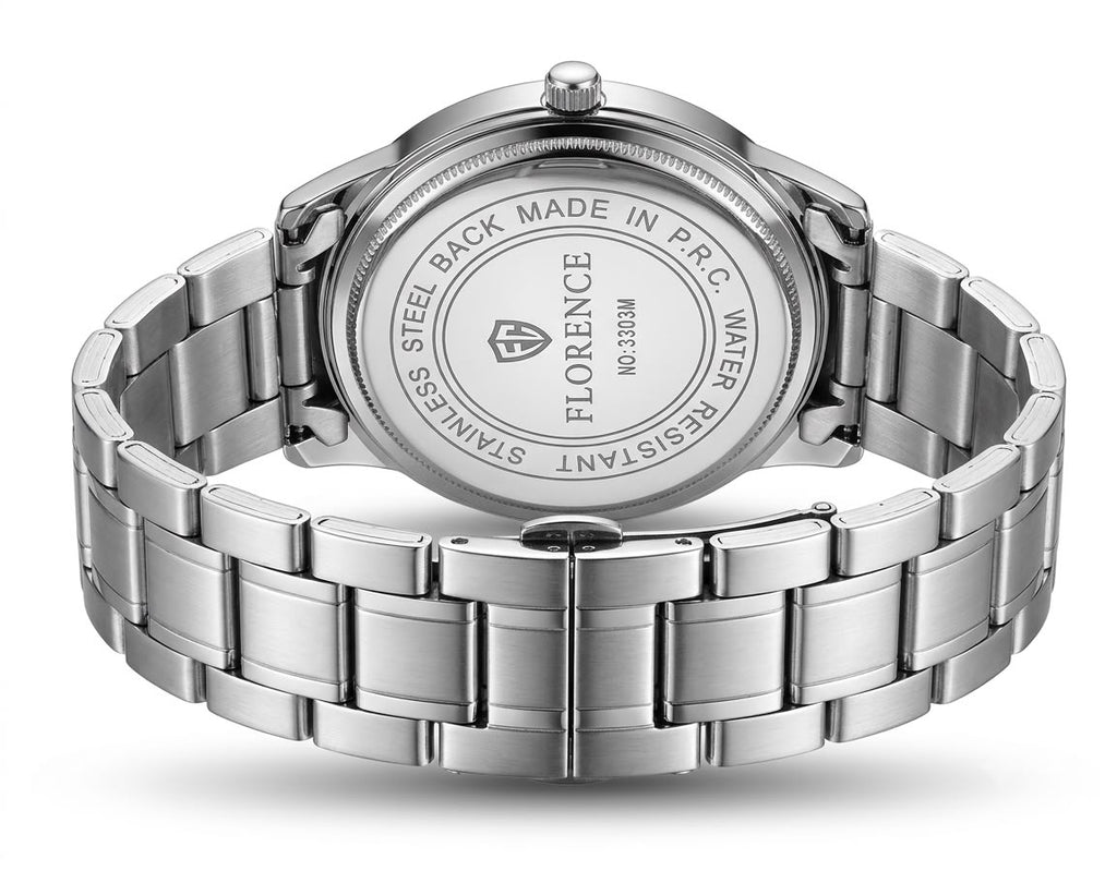Florence Executive Silver Sunray | 42 mm