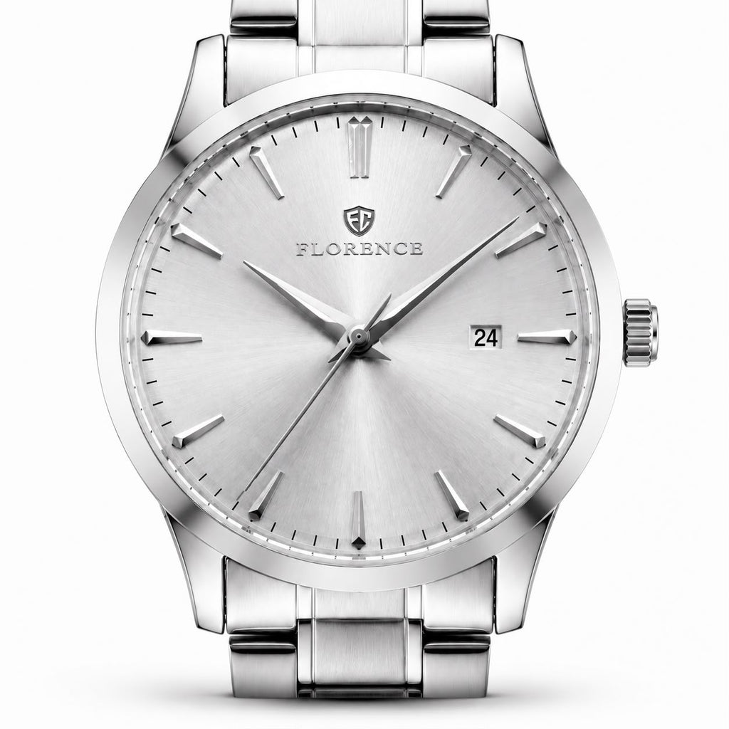 Florence Executive Silver Sunray | 42 mm