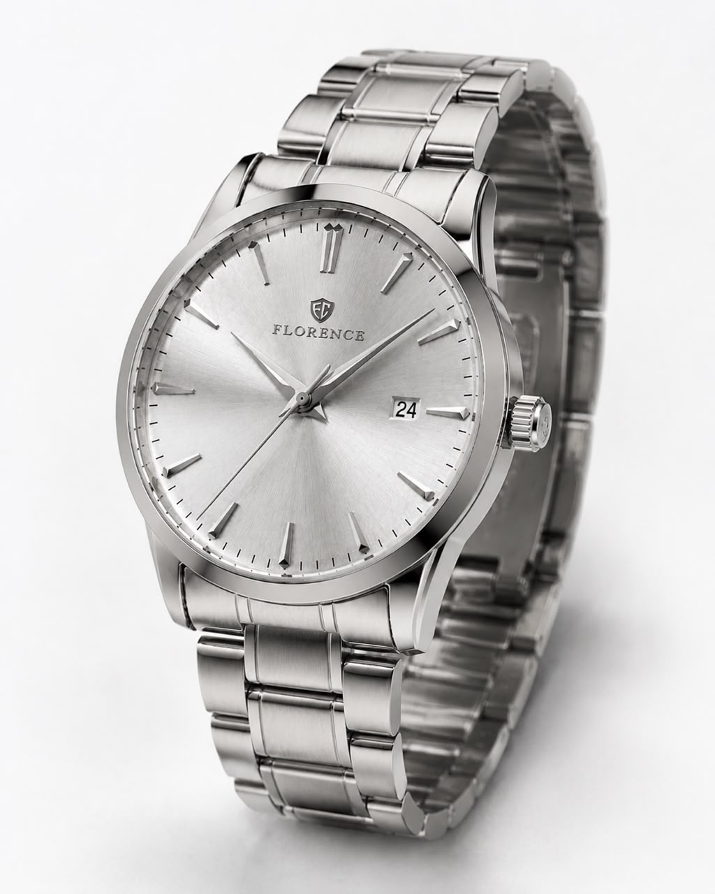 Florence Executive Silver Sunray | 42 mm
