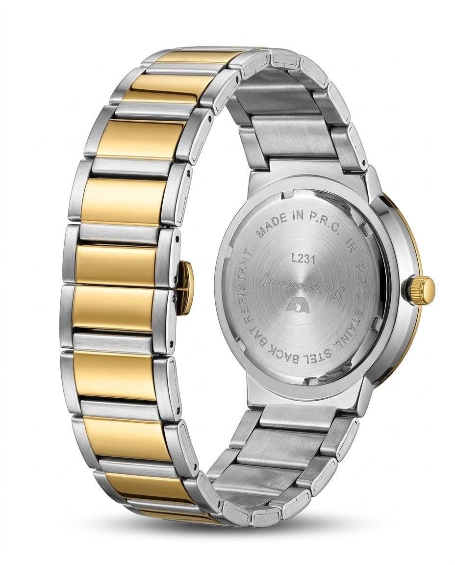 Success Way Two-Tone Green Dial Men's Watch – additional product detail view 5 | Trezora Watches